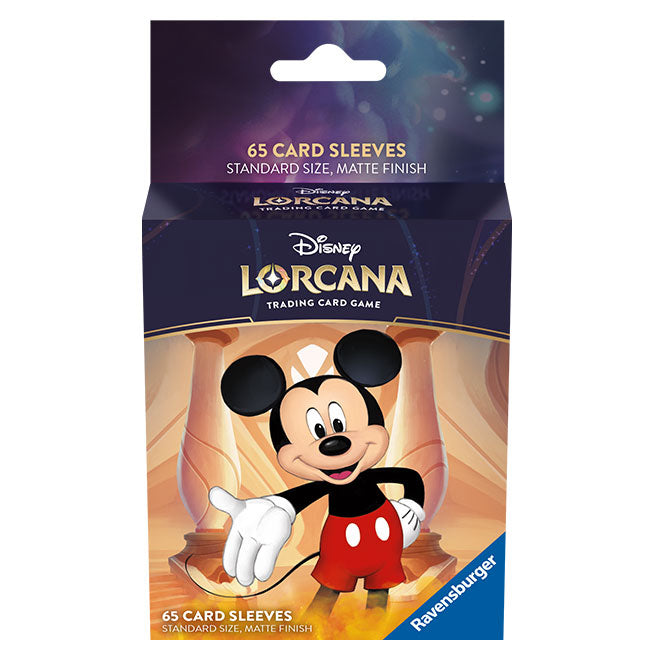 Lorcana - The First Chapter - Mickey Mouse - Card Sleeves (65 Sleeves)