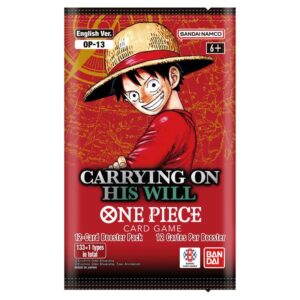 One Piece Card Game – OP-13 – Carrying On His Will – Booster Pack