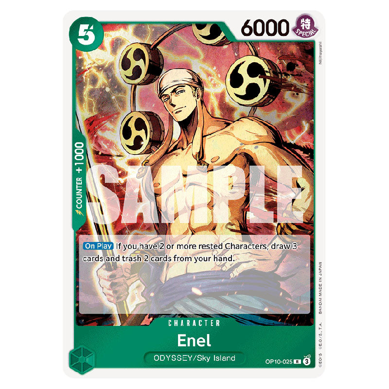 One Piece - Royal Blood - Enel (Rare) - OP10-025