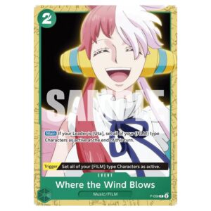 One Piece – ST-11 Uta Deck – Where the Wind Blows (Promo Card) – P-058