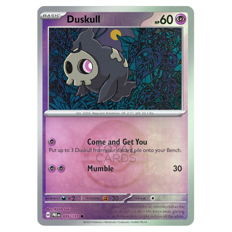 Pokemon - Scarlet & Violet - Prismatic Evolutions - Duskull - 035/131