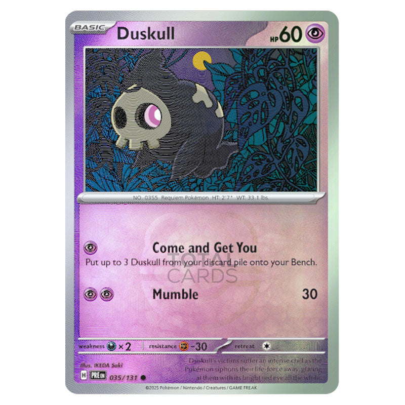 Pokemon - Scarlet & Violet - Prismatic Evolutions - Duskull - 035/131