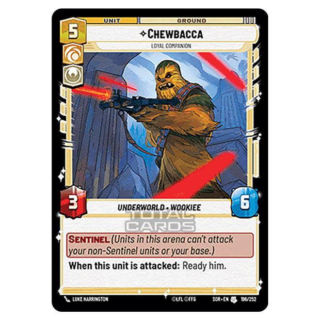 Star Wars Unlimited - Spark of Rebellion - Chewbacca (Uncommon) - 196/