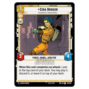 Star Wars Unlimited – Spark of Rebellion – Ezra Bridger (Uncommon) – 1