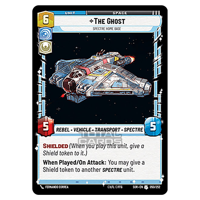 Star Wars Unlimited - Spark of Rebellion - The Ghost (Uncommon) - 050/