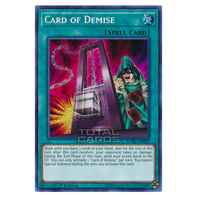 Yu-Gi-Oh! - Legendary Collection Kaiba Mega Pack - Card of Demise (Sec